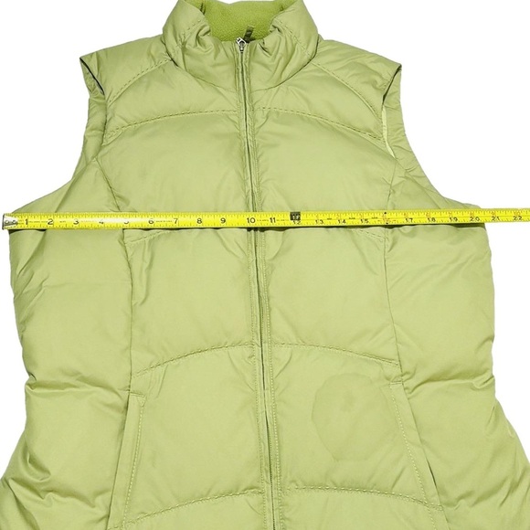 Eddie Bauer Goose Down Vest, Size M Tall, Light Apple Green - Picture 8 of 9